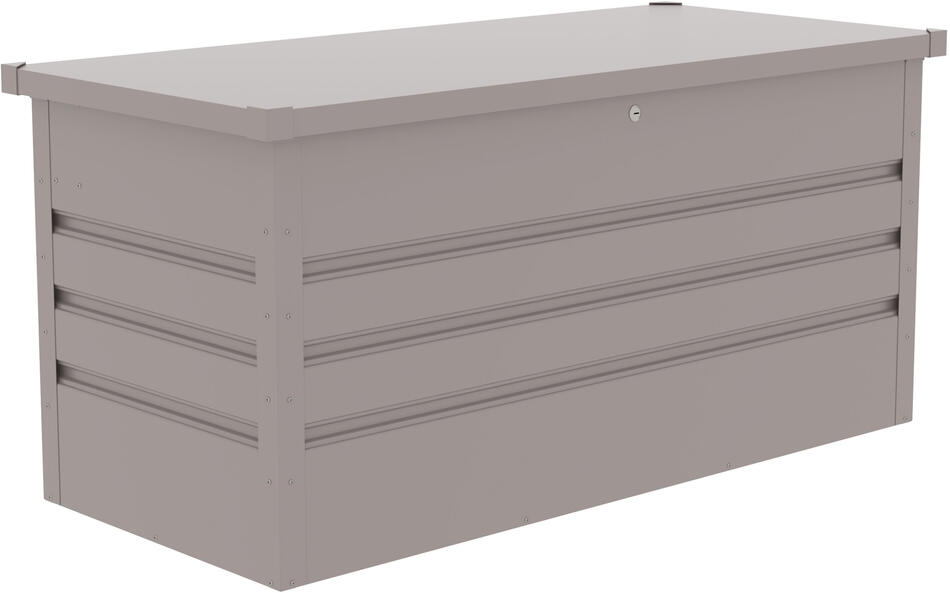 Zahradní box G21 Denver 400 L, šedý plechový