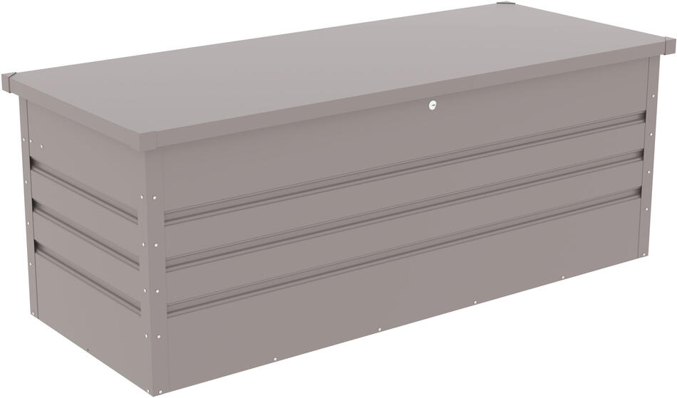Zahradní box G21 Denver 560 L, šedý plechový