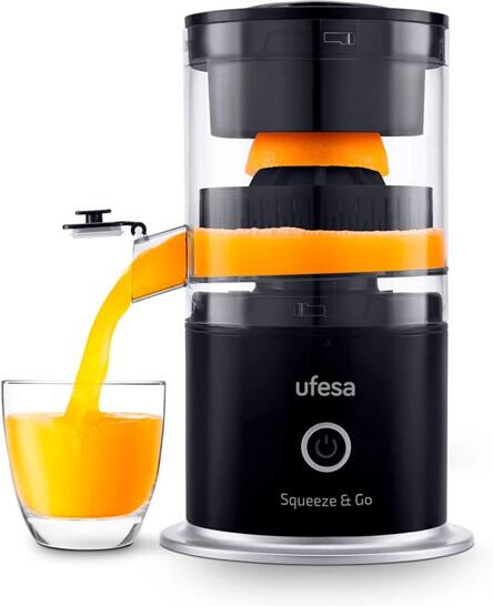 Odšťavňovač Ufesa Squeeze & Go, černá