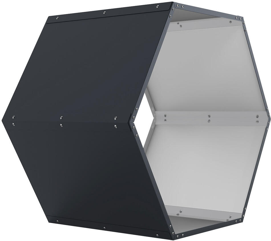 Přístřešek na dřevo G21 HEX 53, antracitový