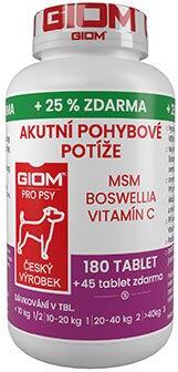 Giom S pes Akutní pohybové potíže 180 tbl+25% zdarma