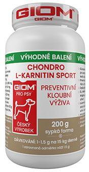Giom S pes Chondro L-karnitin SPORT 200g plv