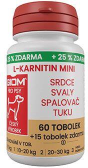 Giom S pes L-karnitin Aktiv 60 MINI tbl+25% zdarma