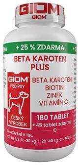 Giom S pes Beta-karoten plus 180 tbl+25% zdarma