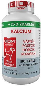 Giom S pes Kalcium 180 tbl+25% zdarma