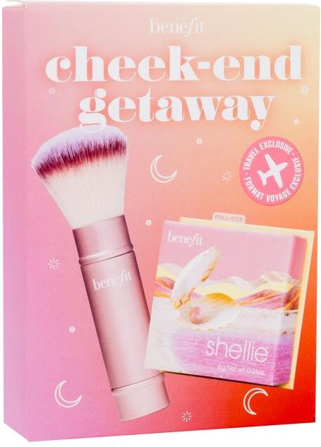 Tvářenka Benefit Shellie Blush, 6 ml, odstín Warm Seashell-Pink (Cheek-End Getaway)
