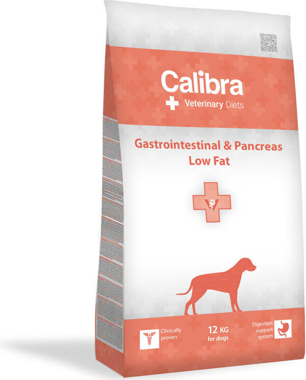 Calibra VD Dog Gastrointestinal&Pancreas Low Fat 12kg