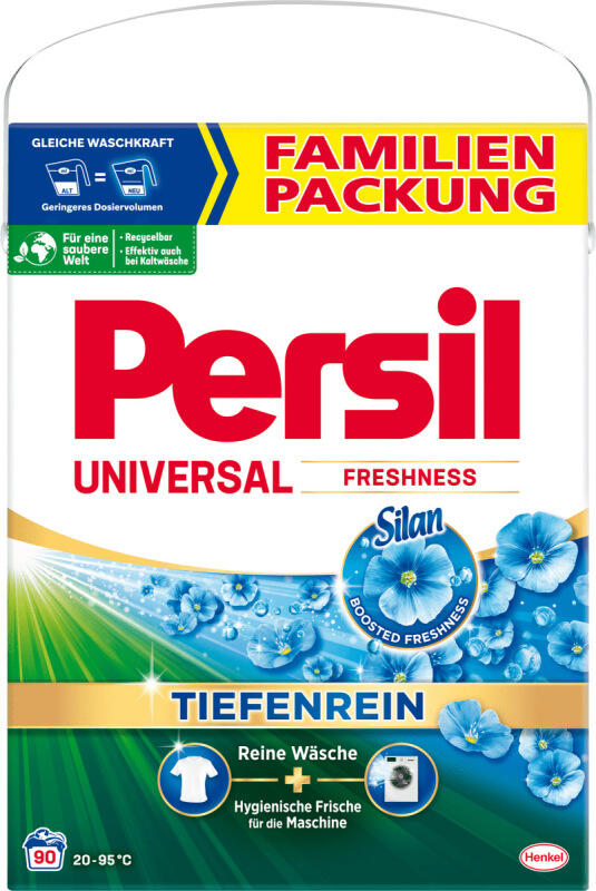 Persil prací prášek Freshnes by Silan 90 praní, 4,95 kg