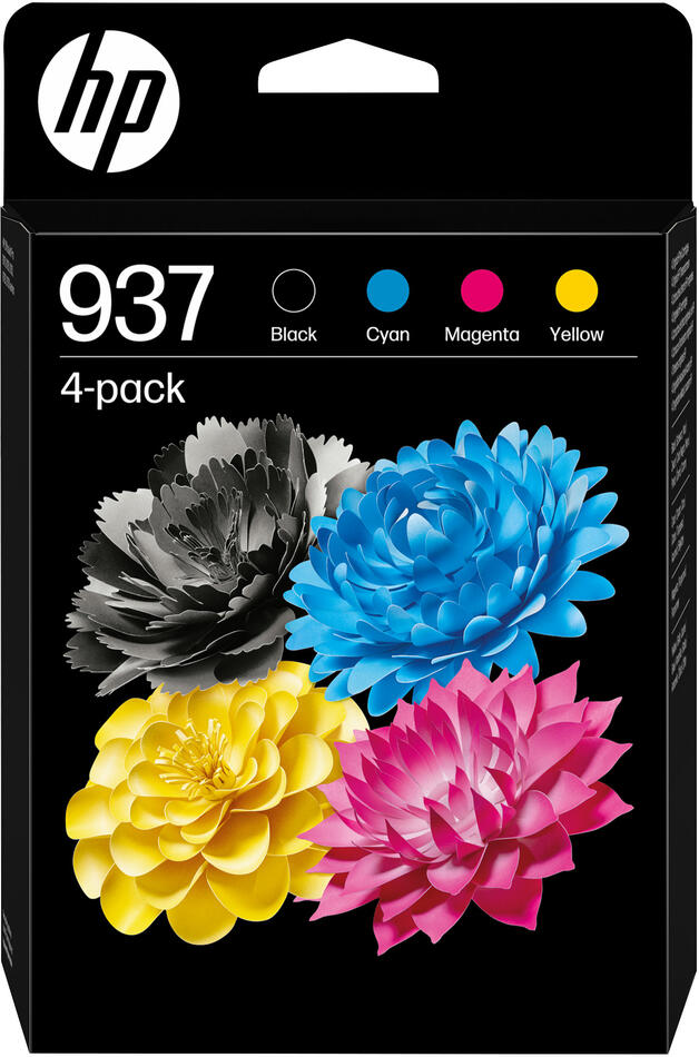 Cartridge HP 937 CMYK Ink Cartridge 4-Pack