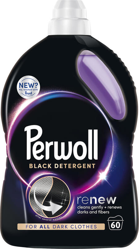 Perwoll prací gel Renew Black na černé a tmavé, 60 praní, 3000 ml