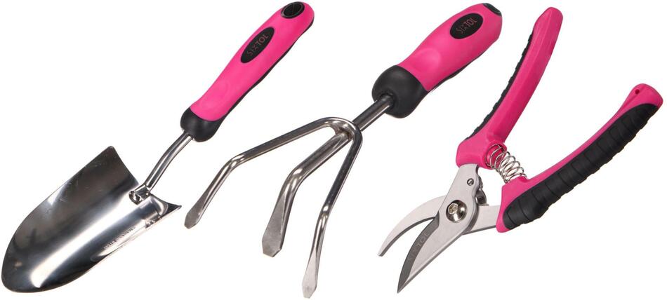 Sada zahradního nářadí GARDEN PINK 3 SIXTOL
