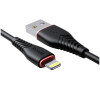Kabel VFAN X01 Anti-Break USB /Lightning 1m Black