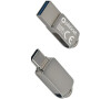 PLATINET flashdisk USB 3.2 METAL WATERPROOF DUAL USB-C USB-A 64GB (PMFMC64)