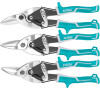 Nůžky na plech, sada 3ks TOTAL TOOLS