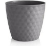 Květináč RUBY MAT 36cm šedý PLASTKON
