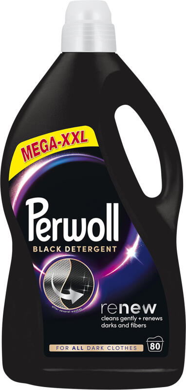 Perwoll prací gel Renew Black na černé a tmavé, 80 praní, 4000 ml