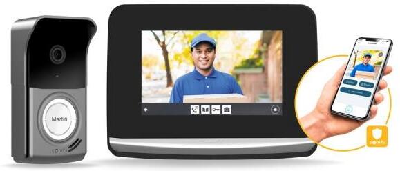 Domovní videotelefon Somfy V500 PRO io Connect - Plug