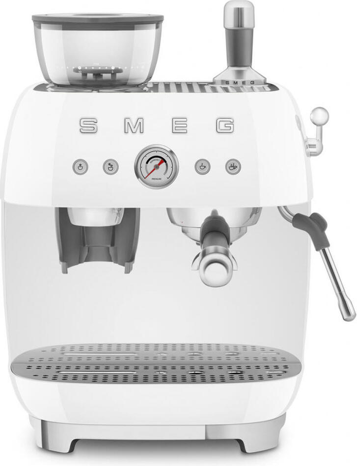 Pákový kávovar Smeg EGF03WHEU, bílý