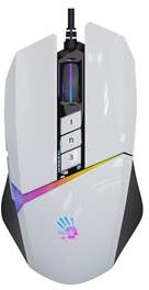 A4tech Bloody W60 Max Activated, RGB podsvícená herní myš, 12000 DPI, USB, bílá (W60 MAX A WH)
