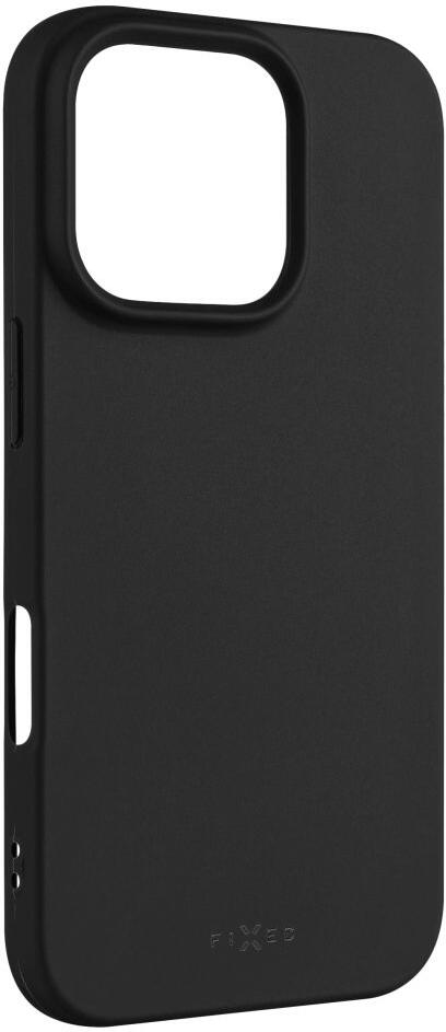 Zadní pogumovaný kryt FIXED Story pro Apple iPhone 16 Pro, černý
