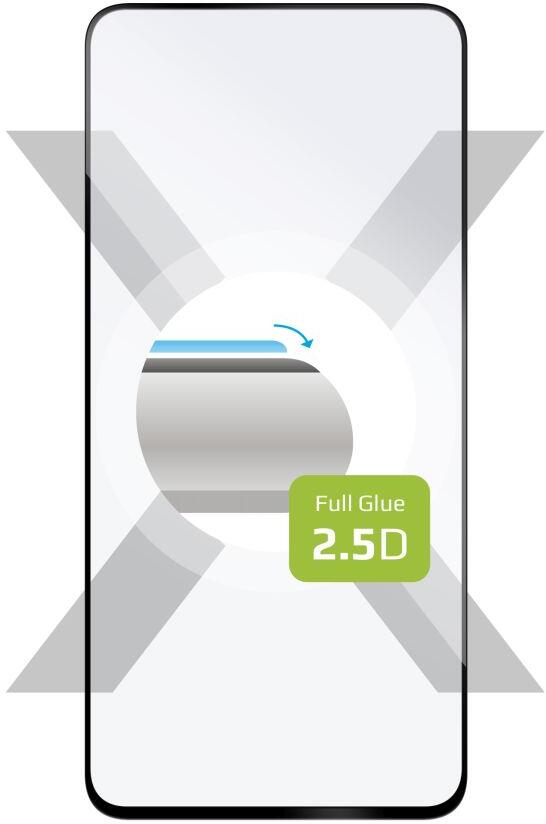 Ochranné tvrzené sklo FIXED Full-Cover pro Samsung Galaxy S24 FE, černé