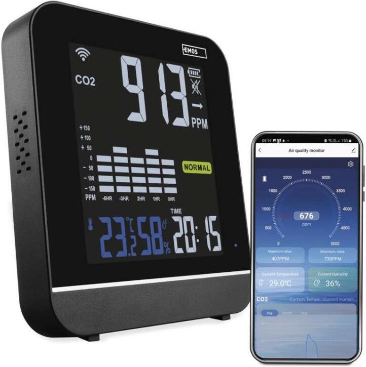 Emos goSmart Monitor kvality ovzduší E30300 s WiFi