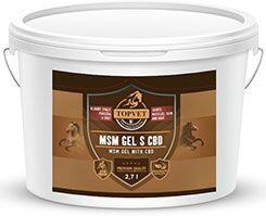 MSM gel s CBD pro koně TOPVET 2,7l