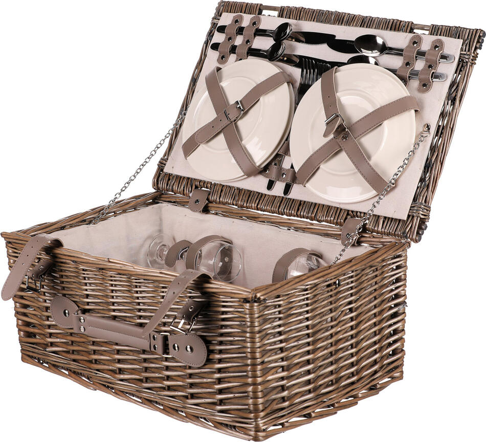 Piknikový koš Autronic PRN2019 GREY, šedá