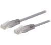 Kabel C-TECH patchcord Cat5e, UTP, šedý, 2m
