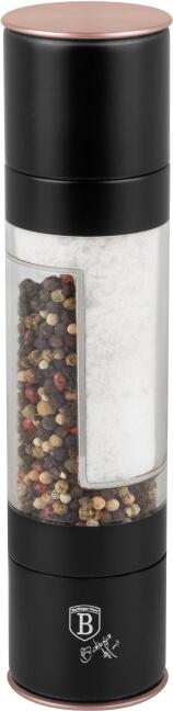 BERLINGERHAUS Mlýnek na pepř a sůl dvojitý Black Rose Collection BH-8553