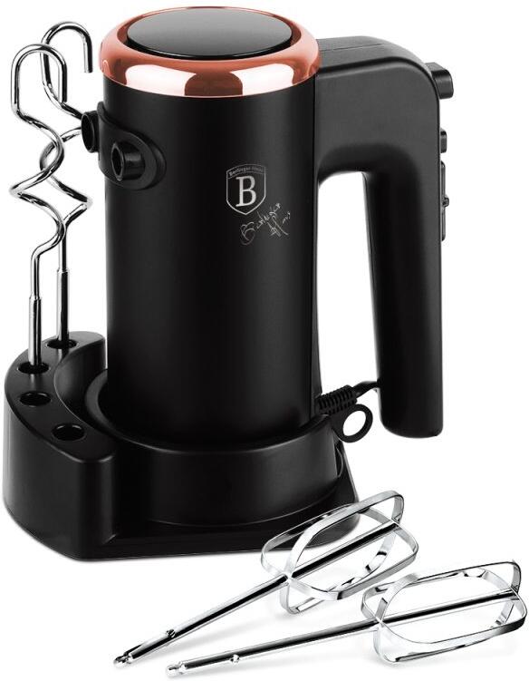 BERLINGERHAUS Ruční šlehač s příslušenstvím 300 W Black Rose Collection BH-9475
