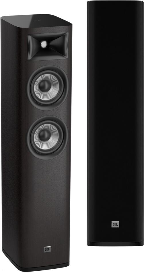 JBL STUDIO 680 - 2,5-pásmové podlahové reprosoustavy, max. 200 W - tmavé dřevo