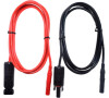 Solární kabel 2,5mm2, červený+černý s konektory MC4/ multimetr, 1m GETI