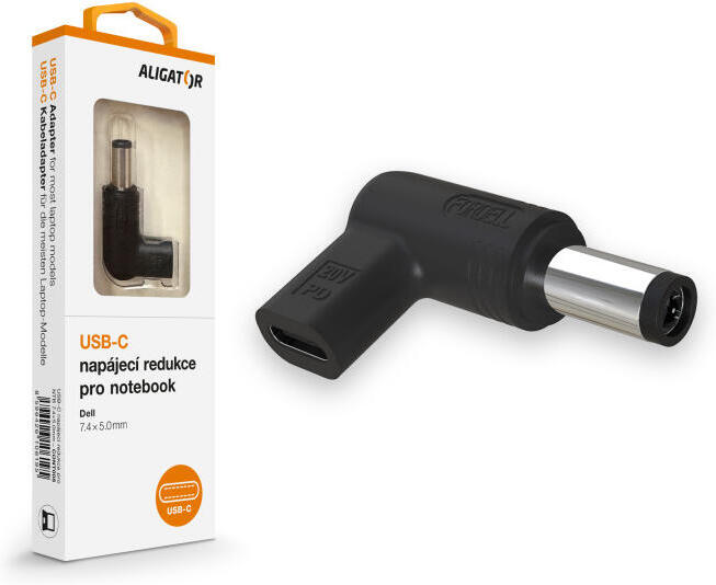 Aligator USB-C napájecí redukce 7,4 x 5,0 mm pro notebooky Dell