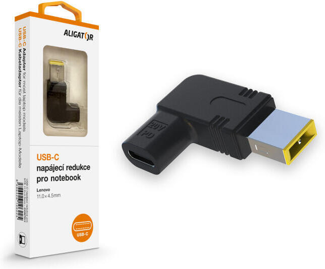 Aligator USB-C napájecí redukce 11 x 4,5 mm pro notebooky Lenovo