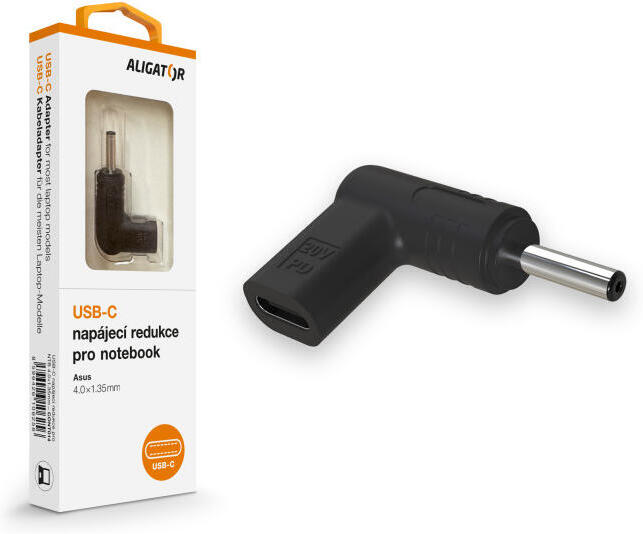 Aligator USB-C napájecí redukce 4,0 x 1,35 mm pro notebooky Asus
