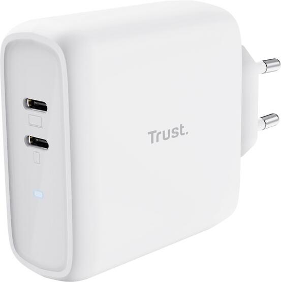 TRUST nabíječka MAXO 65W, 2x USB-C, bílá (25381)