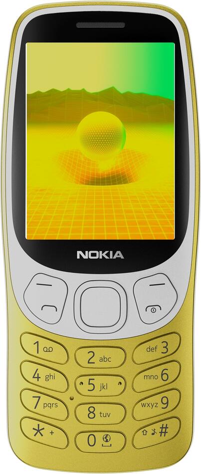 Nokia 3210 4G Dual SIM 2024 Gold (1GF025CPD4L03)