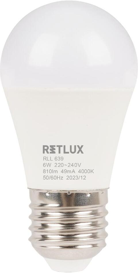 LED žárovka mini globe Retlux RLL 639