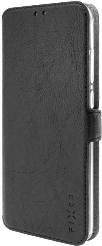Tenké pouzdro typu kniha FIXED Topic pro Xiaomi Redmi Note 14, černé