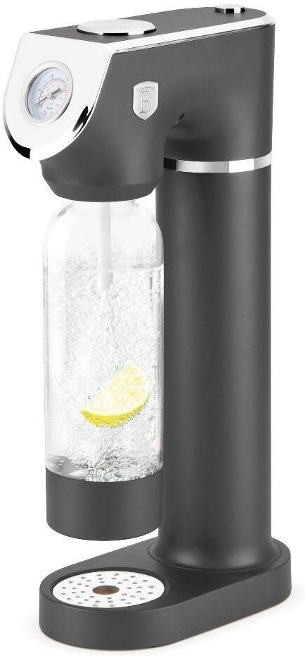 SET Výrobník sody BERLINGERHAUS SODABAR + 2 lahve Antracit Collection BH-8557