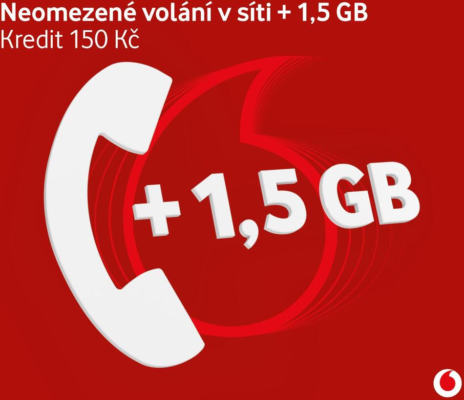 Předplacená SIM karta Vodafone Edice Volej