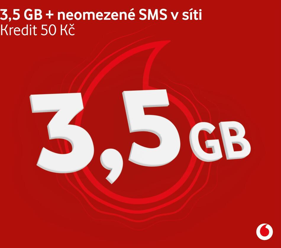 Předplacená SIM karta Vodafone - Edice Datuj