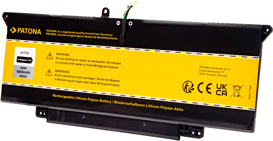 Aku DELL Latitude 14 7310/7410 6800mAh Li-Pol 7,7V