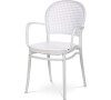 Židle jídelní, bílý plast Autronic (CT-746 WT)