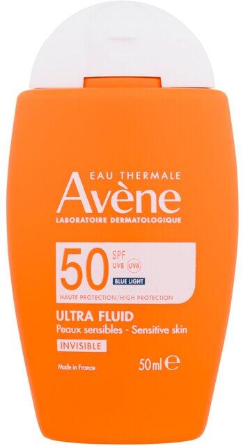 Opalovací přípravek na obličej Avene Sun Ultra Fluid Invisible, 50 ml (SPF50)