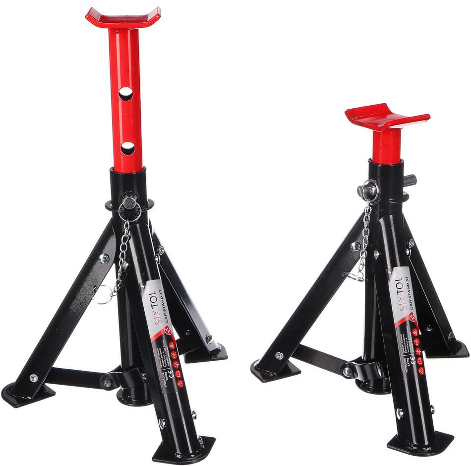 Podstavec pod auto skládací MECHANIC CAR STAND 3T, 2ks SIXTOL