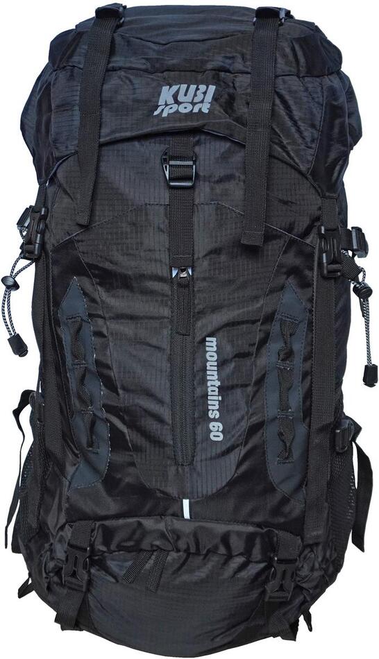 Turistický batoh KUBIsport BA60K Mountains 60l, černý