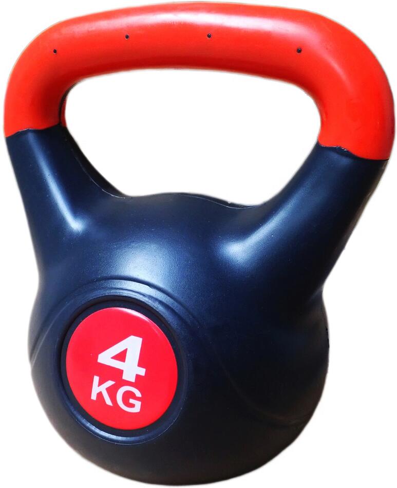 Činka kettlebell s cementovou náplní KUBIsport 4 kg
