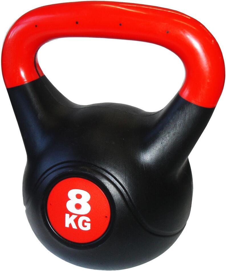 Činka kettlebell s cementovou náplní - 8 kg